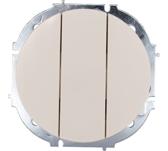 Выключатель тройной слоновая кость Lezard OSEN 743-9088-109