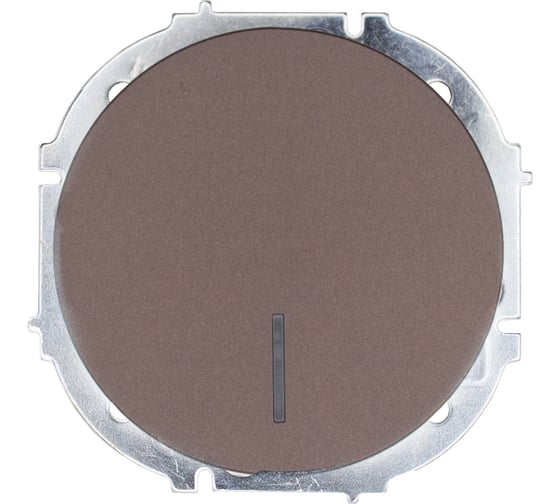 Выключатель с подсветкой шоколад Lezard OSEN 743-7388-111