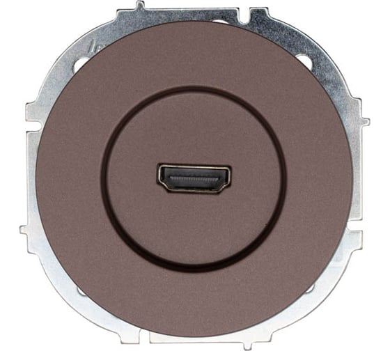 Розетка HDMI Lezard OSEN шоколад 743-7388-203 1