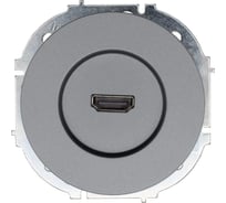 Розетка HDMI Lezard OSEN серый матовый 743-7488-203