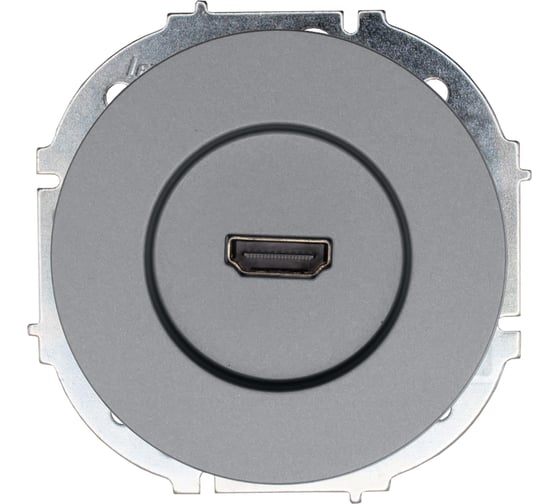 Розетка HDMI Lezard OSEN серый матовый 743-7488-203