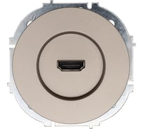 Розетка HDMI Lezard OSEN титан 743-3788-203