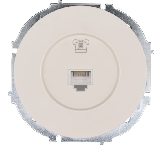 Розетка телефонная евро Lezard OSEN слоновая кость 743-9088-137
