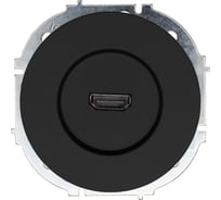 Розетка HDMI Lezard OSEN чёрный бархат 743-4288-203