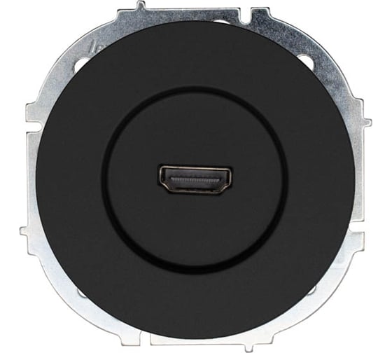 Розетка HDMI Lezard OSEN чёрный бархат 743-4288-203 1
