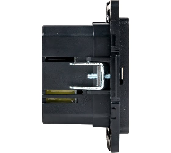 Механизм розетки EKF Стокгольм с 2USB type-A + type-C черный PROxima EZR-2USB-type-C