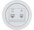 Розетка компьютер+телефон с модулем Cat 6 Lezard OSEN белая 743-0288-144 3