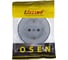 Розетка с/з с крышкой ПБТ Lezard OSEN белая 743-0288-123B 5
