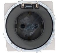 Розетка с/з с крышкой ПБТ IP44 Lezard OSEN титан 743-3788-123BIPCH