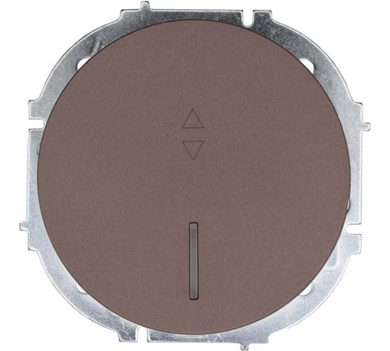 Выключатель проходной Lezard OSEN с подсветкой, шоколад 743-7388-114 1