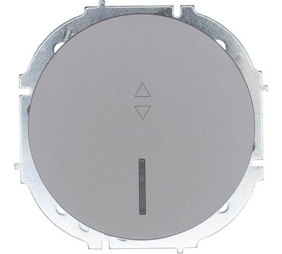 Выключатель проходной Lezard OSEN с подсветкой, серый матовый 743-7488-114 1