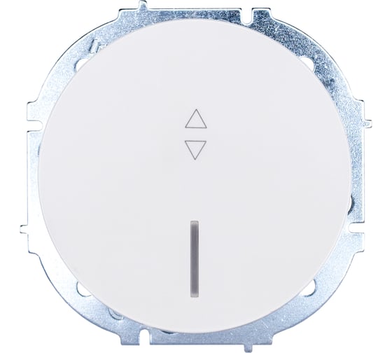 Выключатель проходной с подсветкой белый Lezard OSEN, шт 743-0288-114