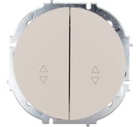Выключатель проходной двойной слоновая кость Lezard OSEN 743-9088-106