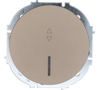 Выключатель проходной с подсветкой титан Lezard OSEN 743-3788-114