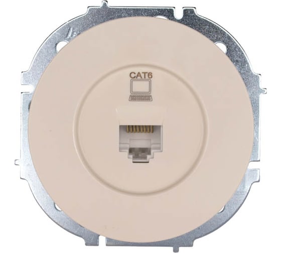 Розетка компьютерная Lezard OSEN слоновая кость 743-9088-140 1