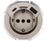 Розетка с/з TC + USB разъем Lezard OSEN титан 743-3788-181TC 2