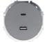 Розетка TC+ USB разъем Lezard OSEN серый матовый 743-7488-192TC 1