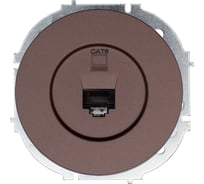 Розетка компьютерная Lezard OSEN шоколад 743-7388-140