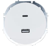 Розетка TC+ USB разъем Lezard OSEN белая 743-0288-192TC