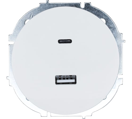 Розетка TC+ USB разъем Lezard OSEN белая 743-0288-192TC