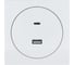 Розетка TC+ USB разъем Lezard OSEN белая 743-0288-192TC 4