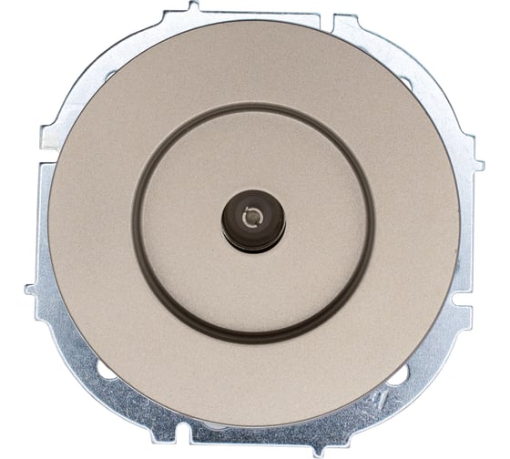 Розетка ТВ оконечная Lezard OSEN титан 743-3788-130