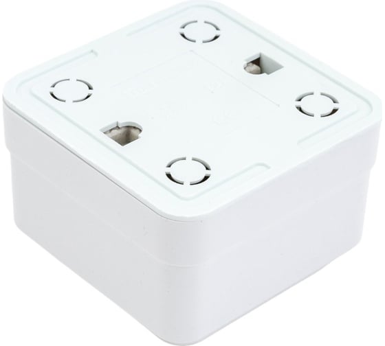 Розетка TDM ELECTRIC 2П+3 открытой установки IP20 16А 250В керамика белая "Ладога" SQ1801-0111