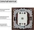 Розетка TDM ELECTRIC 2П+З 16А 250В "ЭКО" бук "Таймыр" SQ1814-0312 3