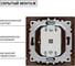 Розетка TDM ELECTRIC 2П 10А 250В "ЭКО" бук "Таймыр" SQ1814-0311 3