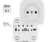 Розетка TDM ELECTRIC 2П открытой установки IP20 10А, белая "Дача" Народная SQ1824-0007 3