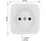 Розетка TDM ELECTRIC 2П открытой установки IP20 10А, белая "Дача" Народная SQ1824-0007 4
