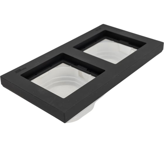 2-ая рамка Systeme Electric AtlasDesign Aqua Карбон IP44 SE ATN441002