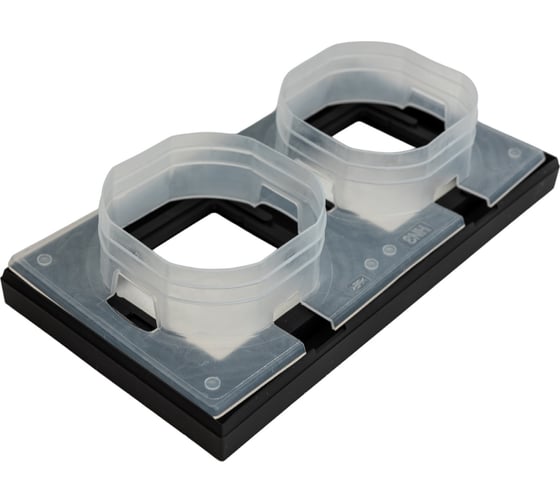 2-ая рамка Systeme Electric AtlasDesign Aqua Карбон IP44 SE ATN441002