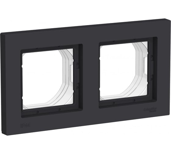 2-ая рамка Systeme Electric AtlasDesign Aqua Карбон IP44 SE ATN441002