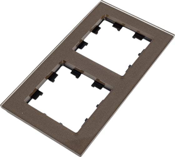2-ая рамка Systeme Electric AtlasDesign Nature Стекло мокко SE ATN320602