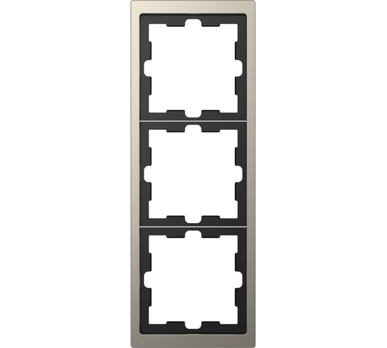 3-ая рамка Systeme Electric Merten D-Life Никель SE MTN4030-6550 1