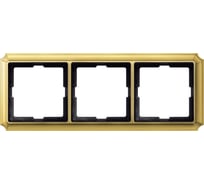 3-ая рамка Systeme Electric Merten SD Antik Золото Блестящая латунь SE MTN483321