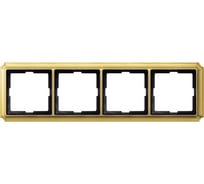 4-ая рамка Systeme Electric Merten SD Antik Золото Блестящая латунь SE MTN483421