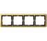 4-ая рамка Systeme Electric Merten SD Antik Золото Блестящая латунь SE MTN483421 1