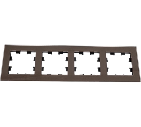 4-ая рамка Systeme Electric AtlasDesign Nature Стекло мокко SE ATN320604 1