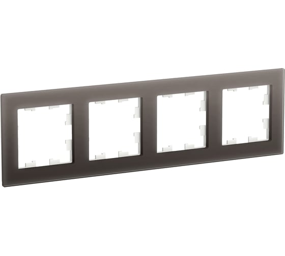 4-ая рамка Systeme Electric AtlasDesign Nature Стекло мокко SE ATN320604