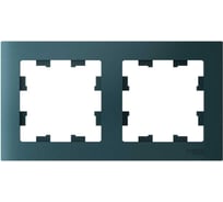 2-ая рамка Systeme Electric AtlasDesign Изумруд, универсальная SE ATN000802