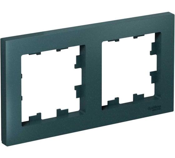 2-ая рамка Systeme Electric AtlasDesign Изумруд, универсальная SE ATN000802 1