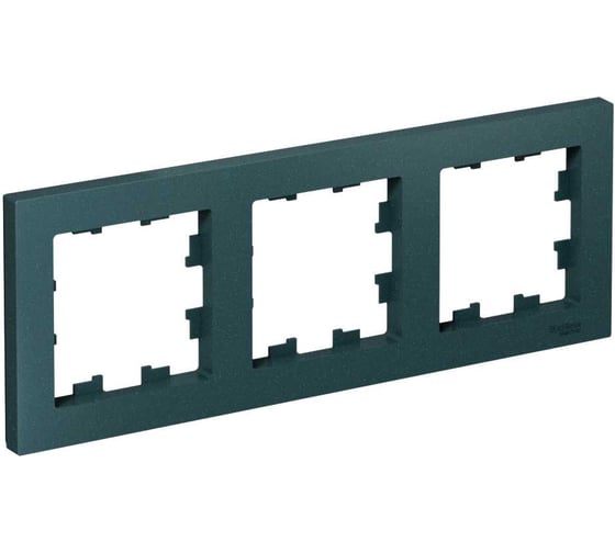 3-ая рамка Systeme Electric AtlasDesign Изумруд, универсальная SE ATN000803 1