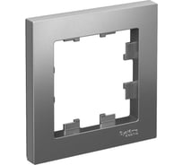 1-ая рамка Systeme Electric AtlasDesign Сталь SE ATN000901