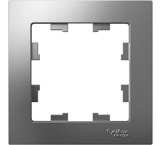 1-ая рамка Systeme Electric AtlasDesign Сталь SE ATN000901