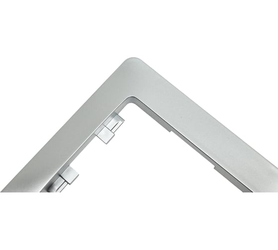 4-ая рамка Systeme Electric Glossa Алюминий, вертикальная SE GSL000308
