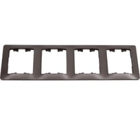 4-ая рамка Systeme Electric Glossa Графит, вертикальная SE GSL001308