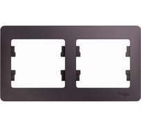 2-ая рамка Systeme Electric Glossa Сиреневый туман, горизонтальная SE GSL001402