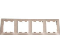 4-ая рамка Systeme Electric Glossa Титан, вертикальная SE GSL000408